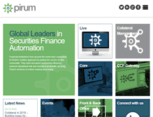 Tablet Screenshot of pirum.com